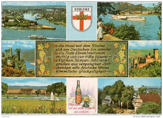 Koblenz - KO 8 - Germany - ungelaufen - JH Postcards