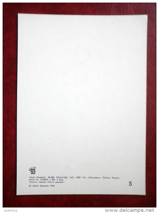 Pikk Hermann Tower - Tallinn - 1976 - Estonia USSR - unused - JH Postcards