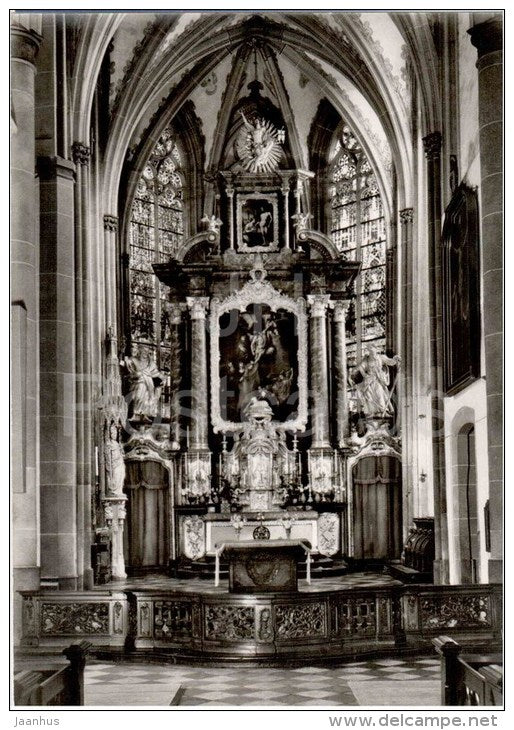 Aachen - Hochaltar der Propsteikirche - church - Germany - ungelaufen - JH Postcards