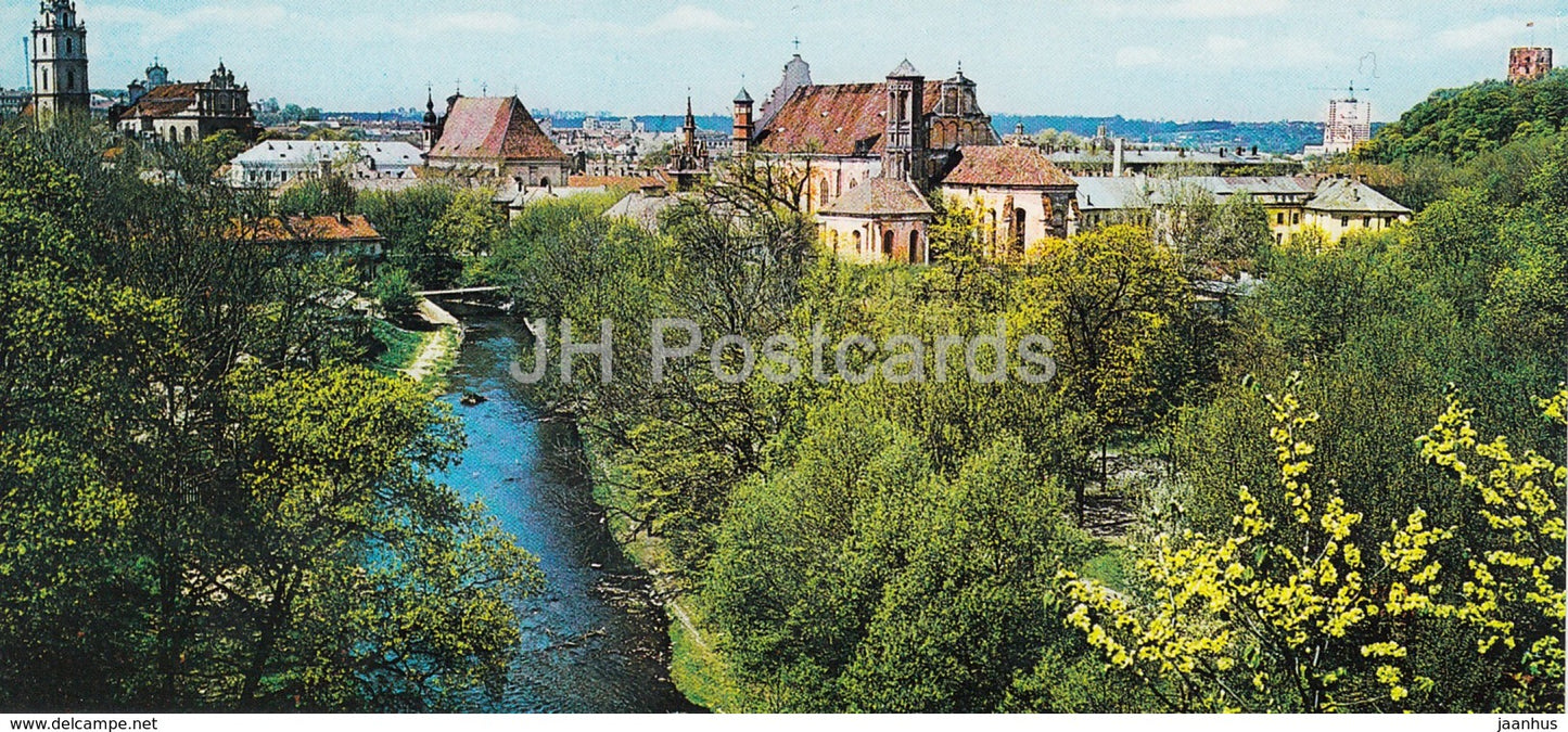 Vilnius - View of  Old Vilnius - 1978 - Lithuania USSR - unused - JH Postcards
