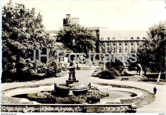 Lund - Univesitetsplatsen och Akademiska foreningen - Academic Association - university - Sweden - unused - JH Postcards
