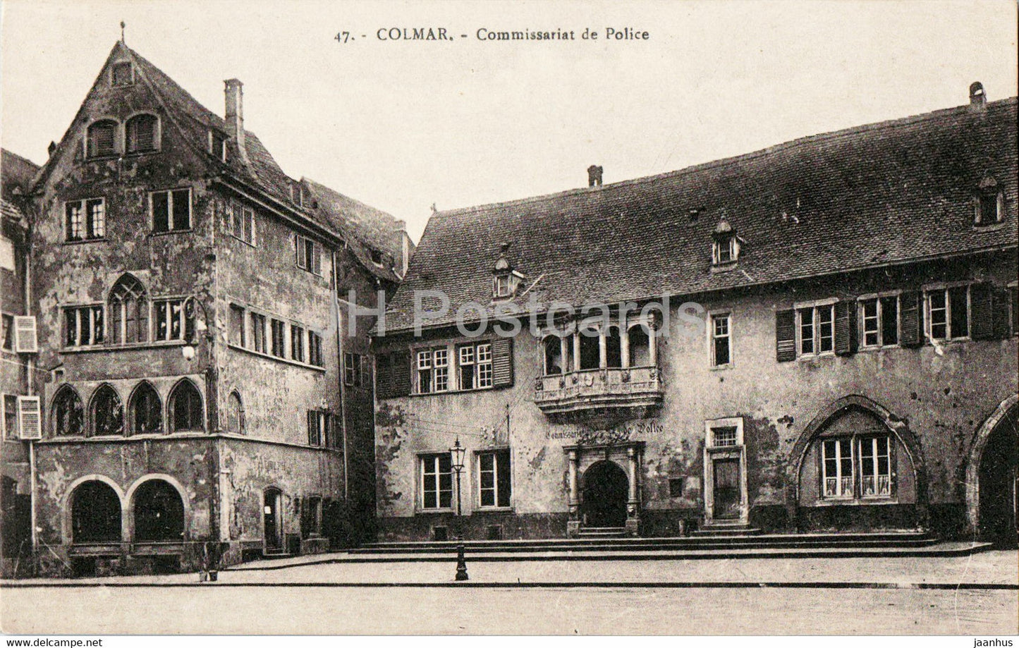 Colmar - Comissariat de Police - Police station - 47 - old postcard - France - unused - JH Postcards