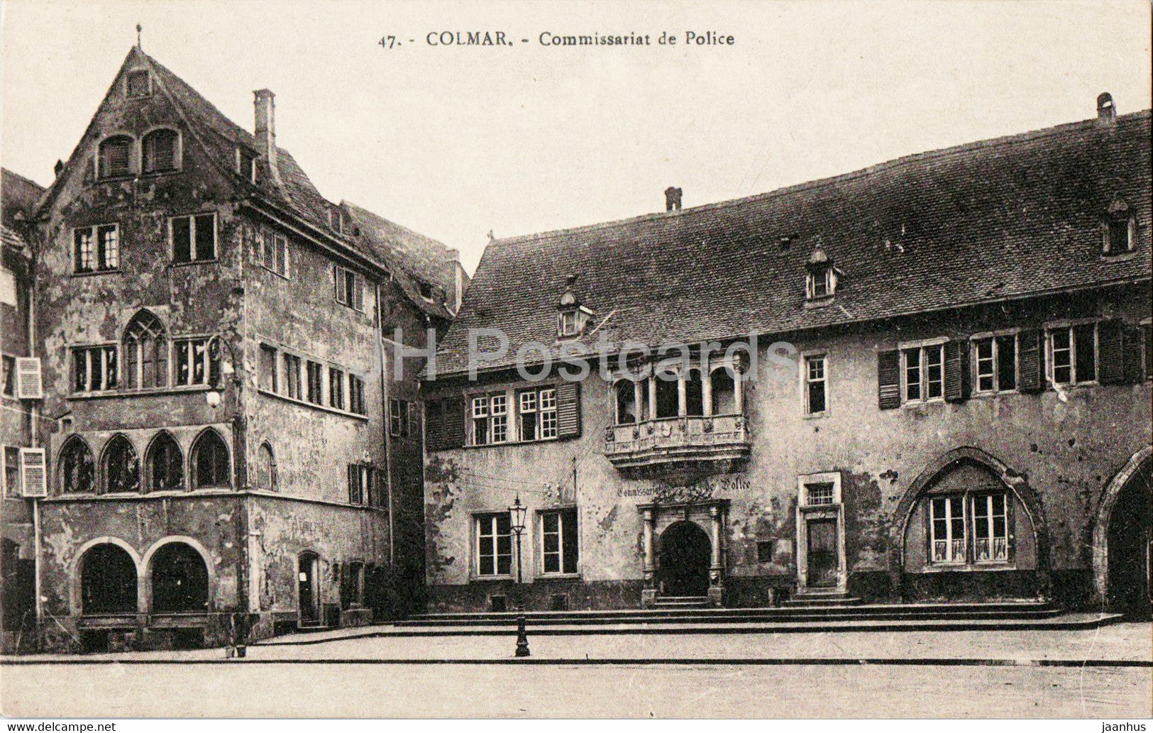 Colmar - Comissariat de Police - Police station - 47 - old postcard - France - unused - JH Postcards
