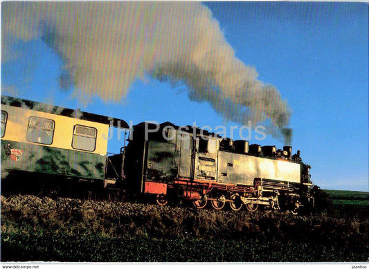 Schmalspurbahn - Cranzahl - Oberwiesenthal - Fichtelbergbahn - train - railway - locomotive - Germany - unused - JH Postcards