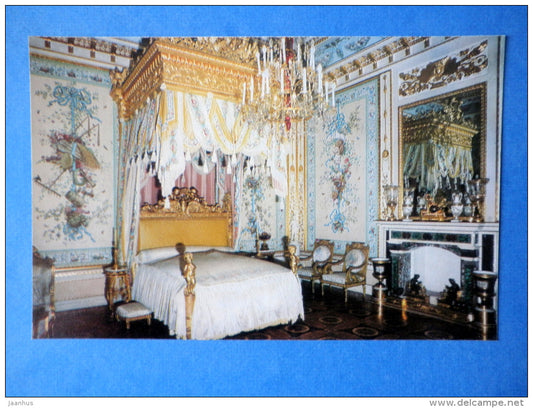 The Palace Museum , The State Bedroom - Pavlovsk - 1978 - Russia USSR - unused - JH Postcards