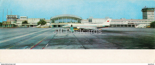 Kyiv - Kiev - Borispol Airport - airplane - 1974 - Ukraine USSR - unused - JH Postcards
