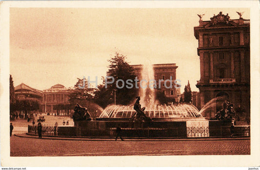 Roma - Rome - Piazza Esedra e Stazione Termini - old postcard - Italy - unused - JH Postcards