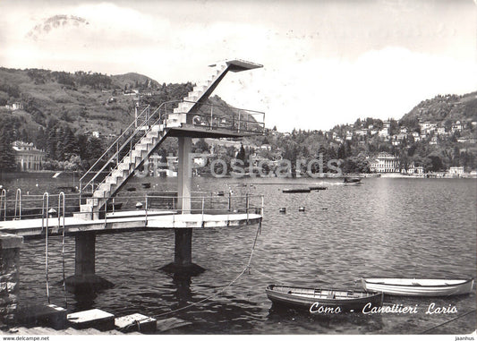 Como - Canottieri Lario - old postcard - 1959 - Italy - used - JH Postcards