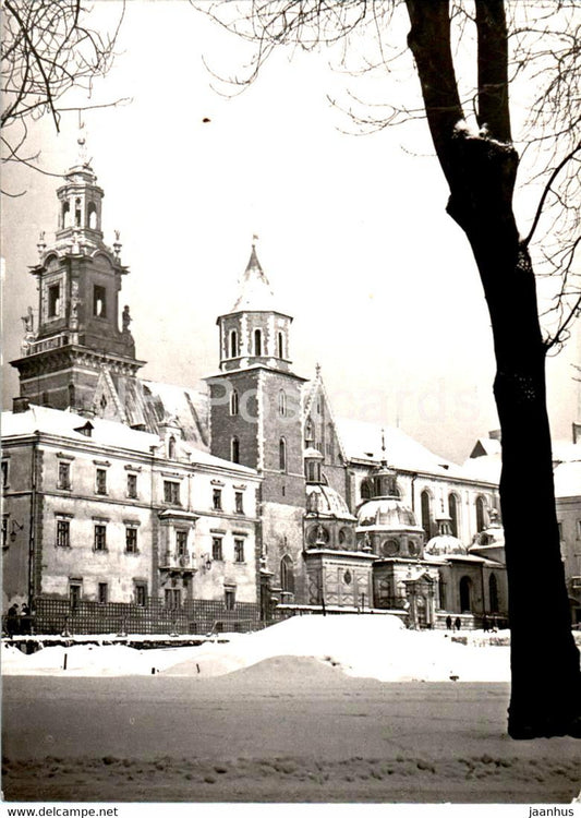 Krakow - Wawel - Royal Castle - 1969 - Poland - used - JH Postcards