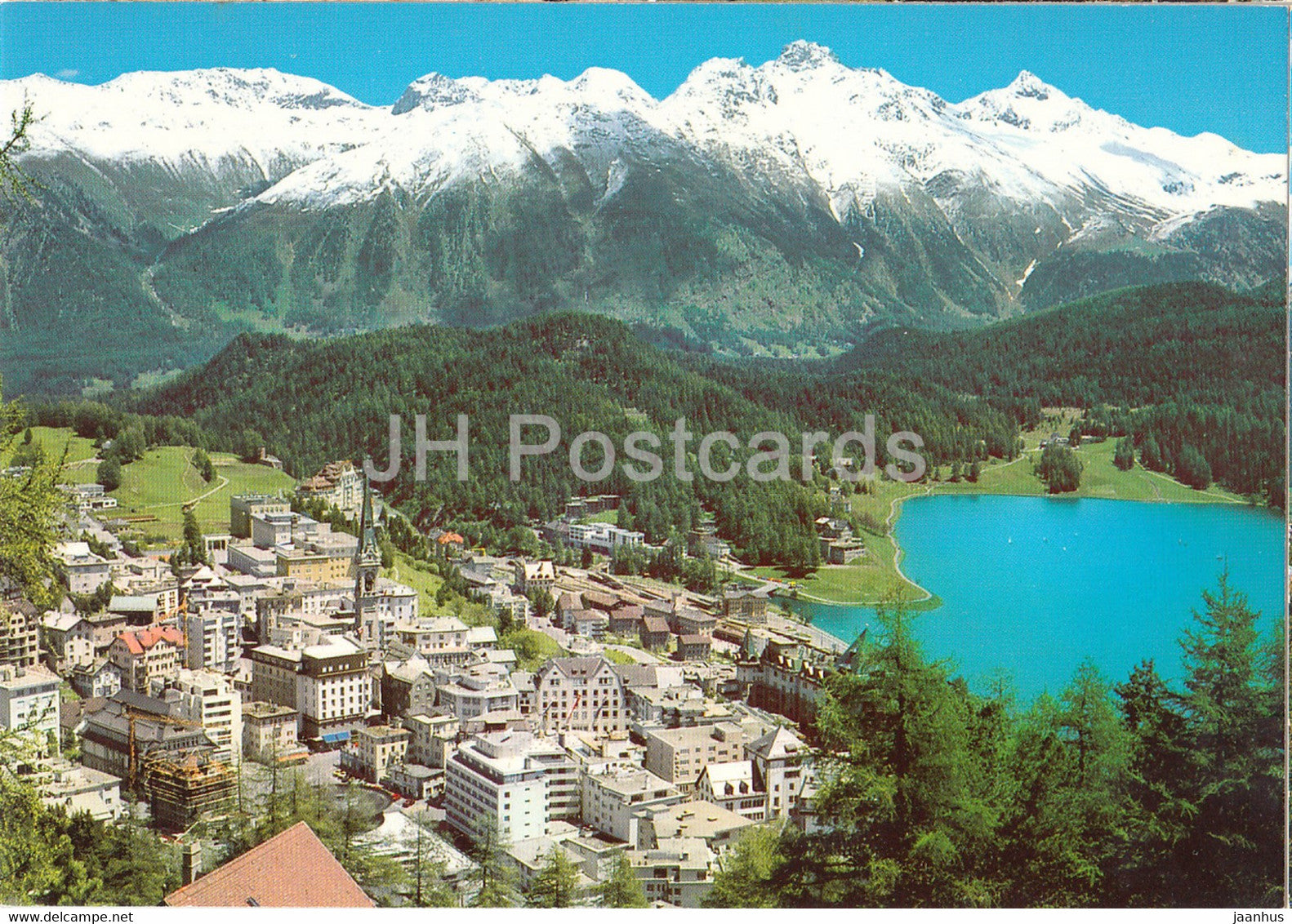 St Moritz 1850 m - 31 - 1989 - Switzerland - used - JH Postcards