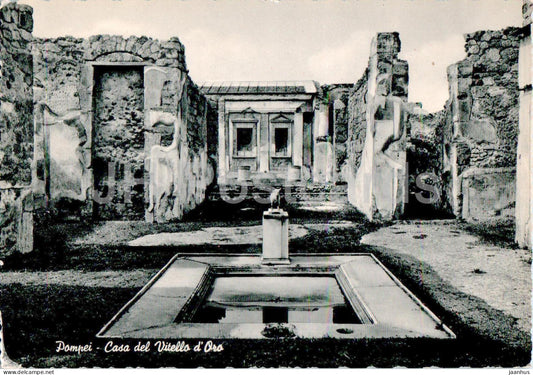 Pompei - Casa del Vitello d'Oro - House of the Golden Calf - ancient world - Italy - unused - JH Postcards