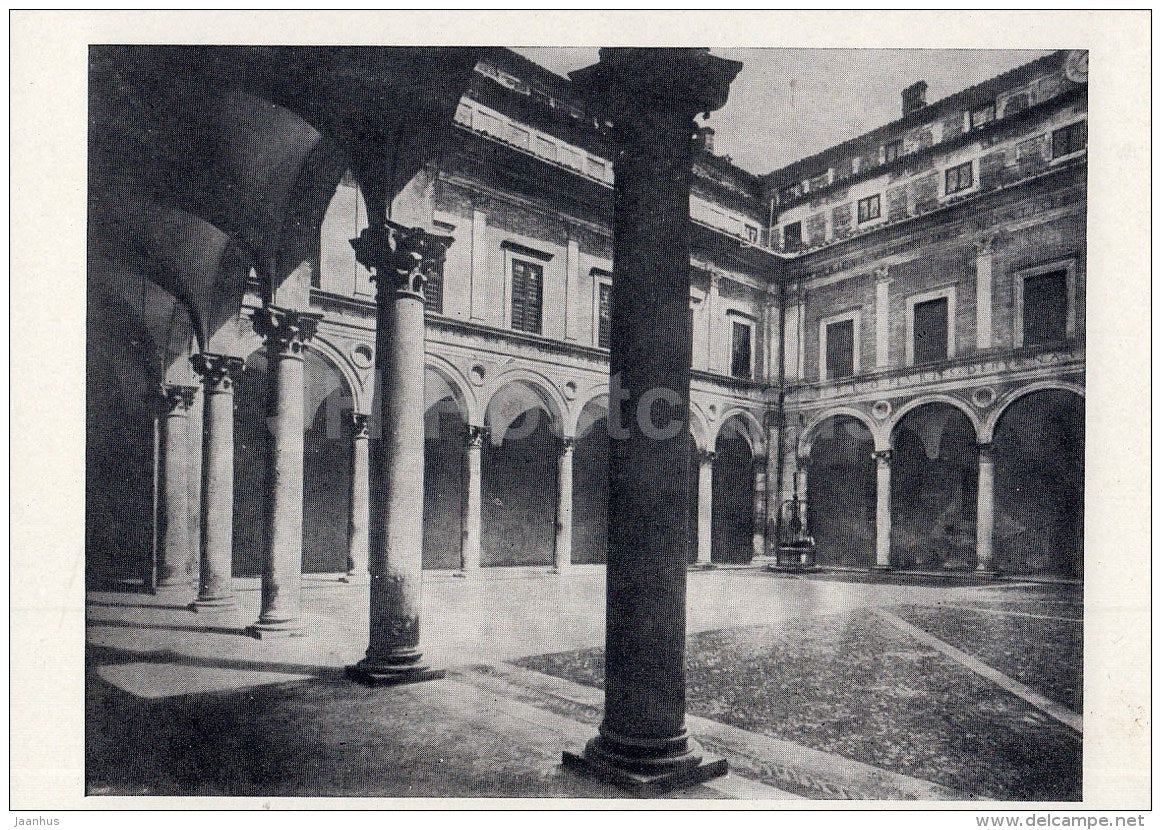 Luciano Laurana - Palazzo Ducale, Urbino - Italian Art - 1964 - Russia USSR - unused - JH Postcards