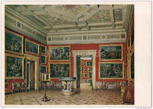 Hall of Flemish paintings - The New Hermitage - St. Petersburg - Leningrad - 1975 - Russia USSR - unused - JH Postcards