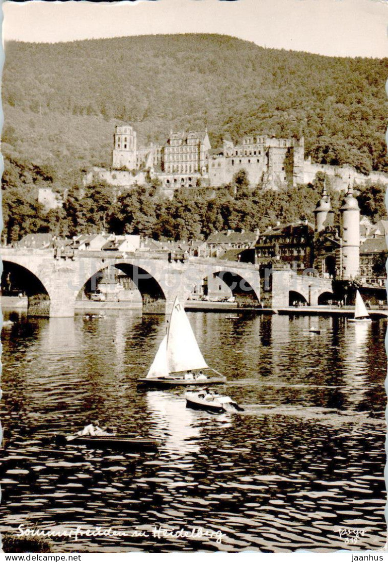 Heidelberg - Sommerfreuden in Heidelberg - boat - 319 - Germany - unused - JH Postcards