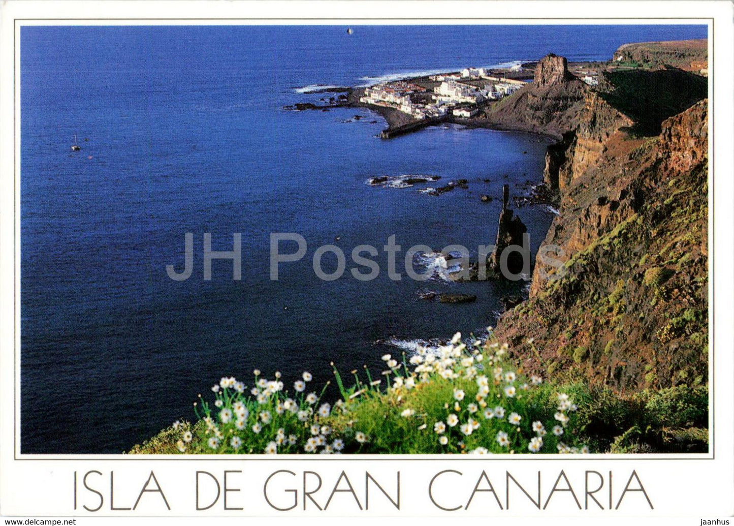 Isla de Gran Canaria - Agaete - 1992 - Spain - used - JH Postcards