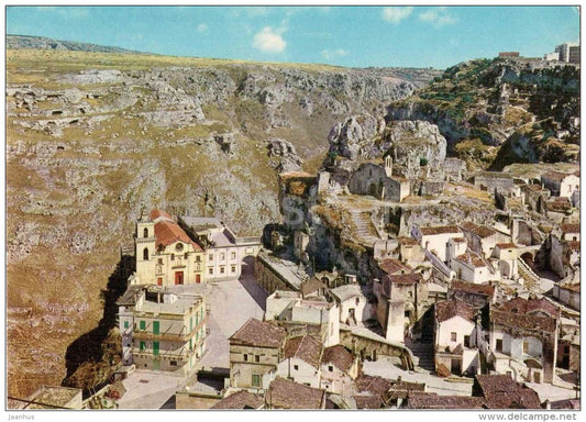 La Roccia dell`Idris - The Rock of Idris - Matera - Basilicata - 7 - Italia - Italy - unused - JH Postcards