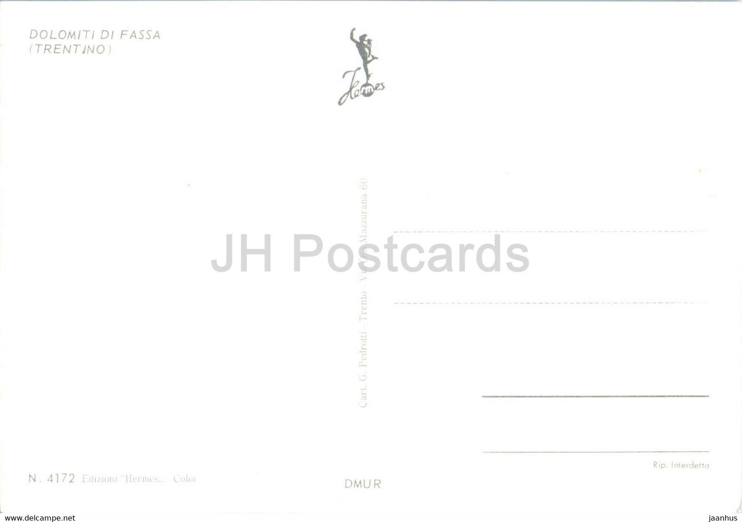 Dolomiti di Fassa - Campitello - 4172 - Italy - unused