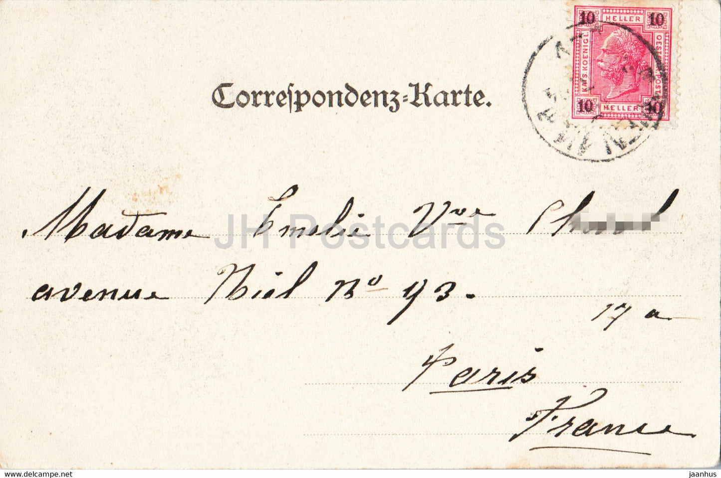 Wien - Vienne - Freyung mit Schotten Pfarrkirche - Heidenschuss - 175 - carte postale ancienne - 1910 - Autriche - utilisé