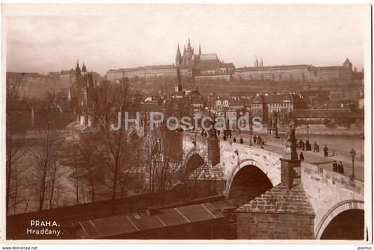 Praha - Prague - Hradcany - VKKV - old postcard - Czech Republic - unused - JH Postcards