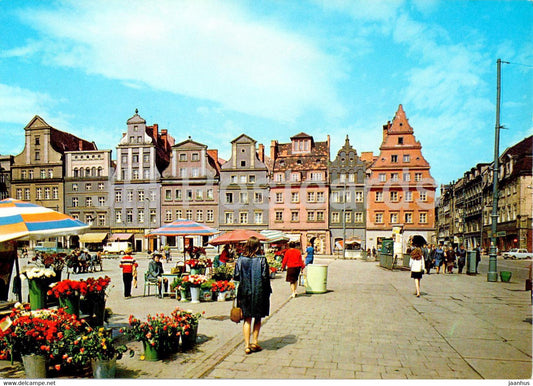 Wroclaw - Plac Solny - Solny square - 36-5955 - Poland - unused - JH Postcards