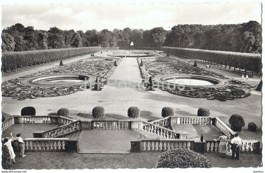 Schloss Augustusburg - Bruhl - Gartenparterre - castle - Germany - used - JH Postcards