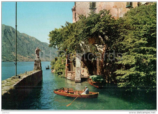 Punta di Balbianello - boat - Lago di Como - Lombardia - 84 - Italia - Italy - unused - JH Postcards