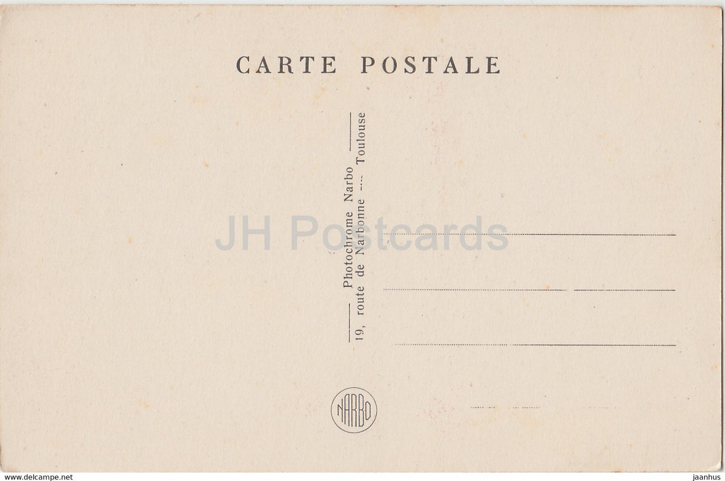 Cerbere - Vue generale artistique - alte Postkarte - Frankreich - unbenutzt