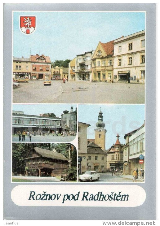 town views - Roznov pod Radhostem - Piestany - Czechoslovakia - Slovakia - unused - JH Postcards