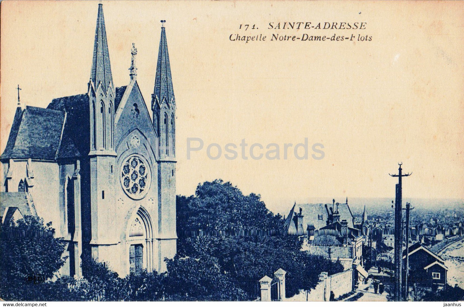 Sainte Adresse - Chapelle Notre Dame des Flots - 171 - old postcard - France - unused - JH Postcards