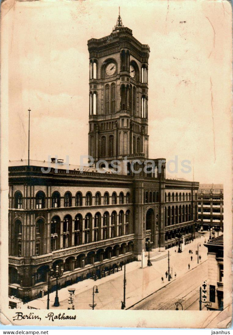 Berlin - Rathaus - old postcard - 1935 - Germany - used