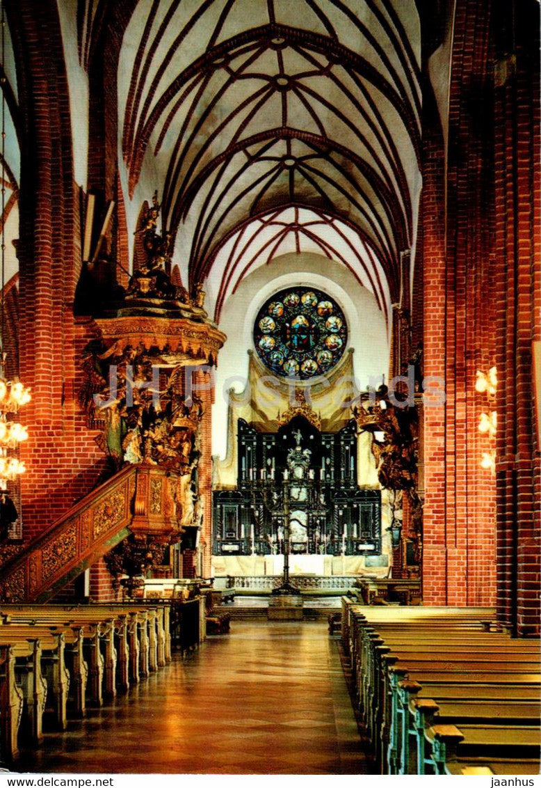 Stockholm - Storkyrkan - Interior mot altaret - church - 8937 - Sweden - unused - JH Postcards