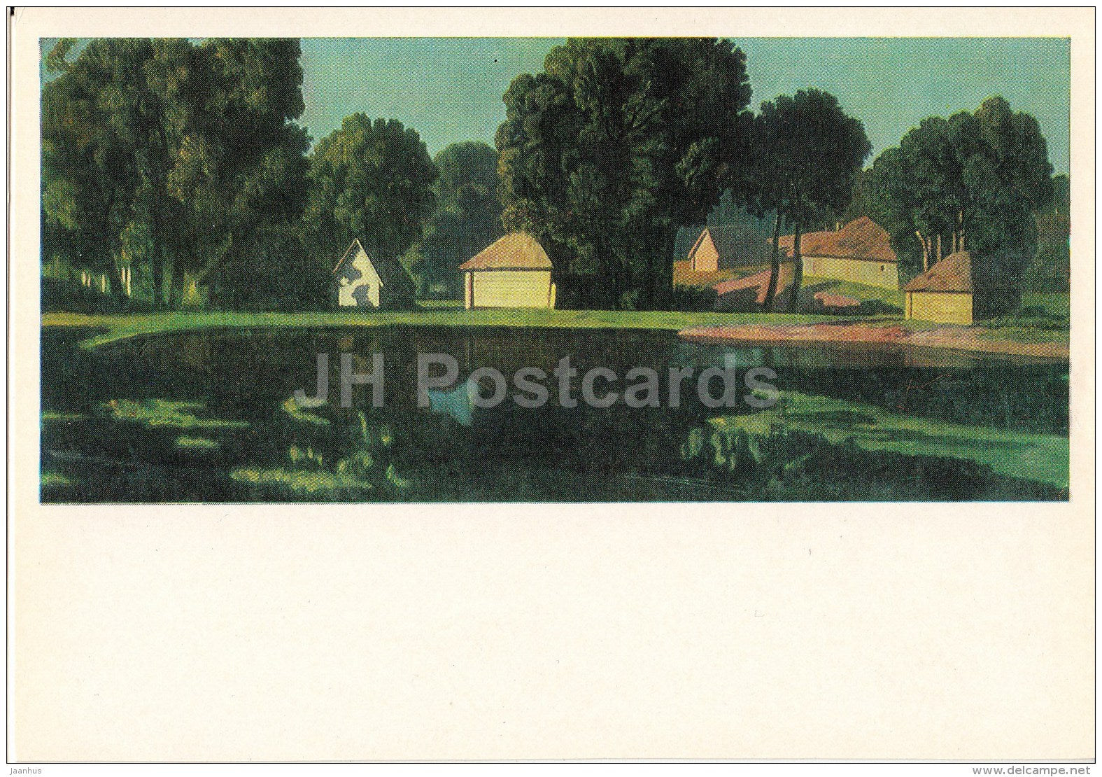 painting by N. Krymov - The Morning , 1916 - Russian art - 1982 - Russia USSR - unused - JH Postcards