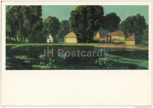 painting by N. Krymov - The Morning , 1916 - Russian art - 1982 - Russia USSR - unused - JH Postcards