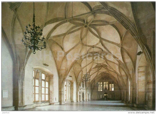 The Vladislav Hall in the Old Palace of Prague castle - Praha - Prague - Czechoslovakia - Czech - unused - JH Postcards