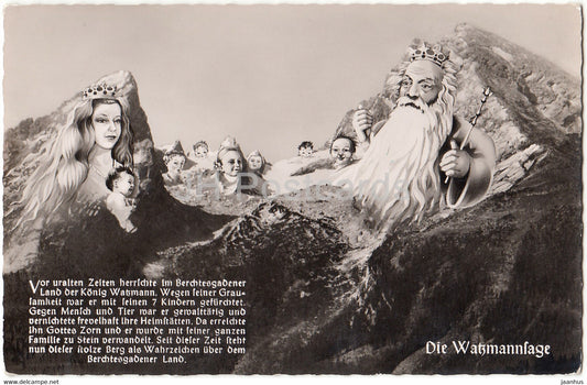 Die Watzmannsage - Germany - unused - JH Postcards