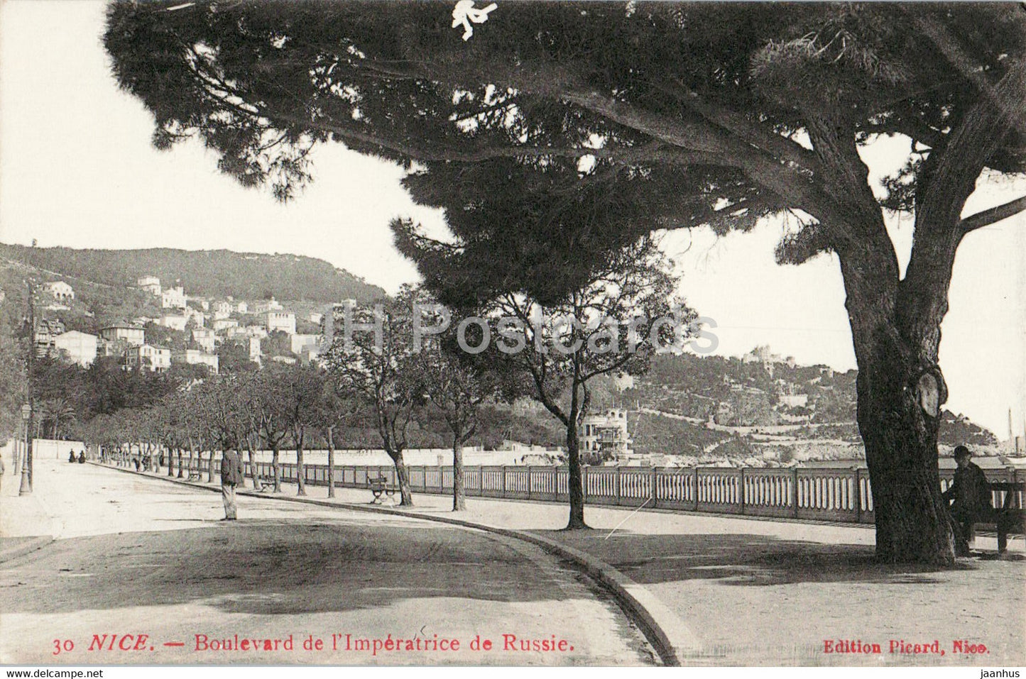 Nice - Boulevard de l'Imperatrice de Russie - 30 - old postcard - France - unused - JH Postcards