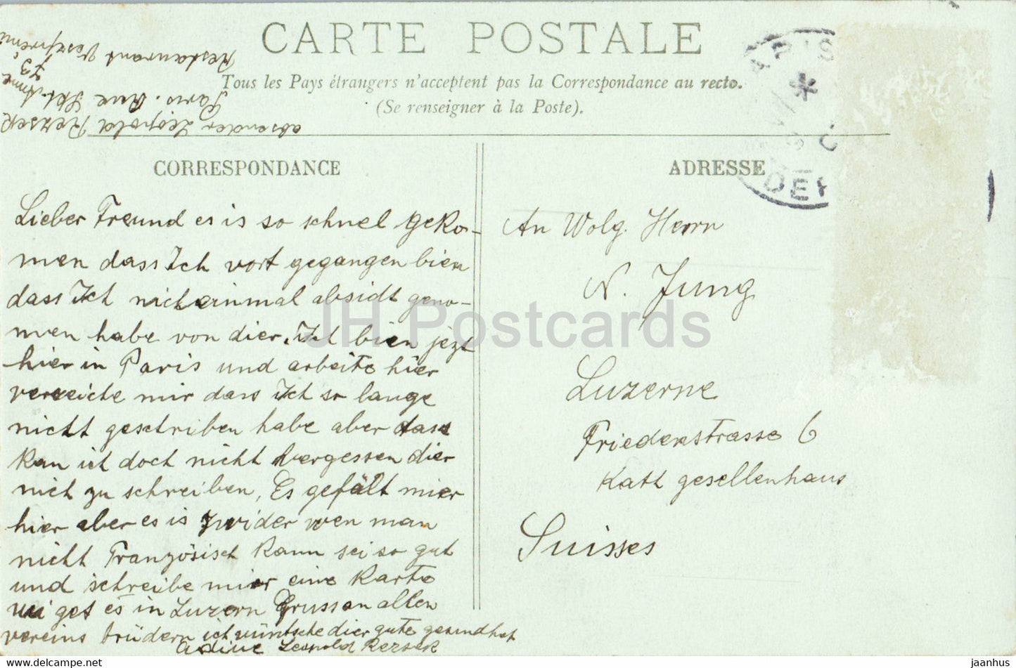 Paris - La Statue de la République - monument - 96 - carte postale ancienne - France - occasion