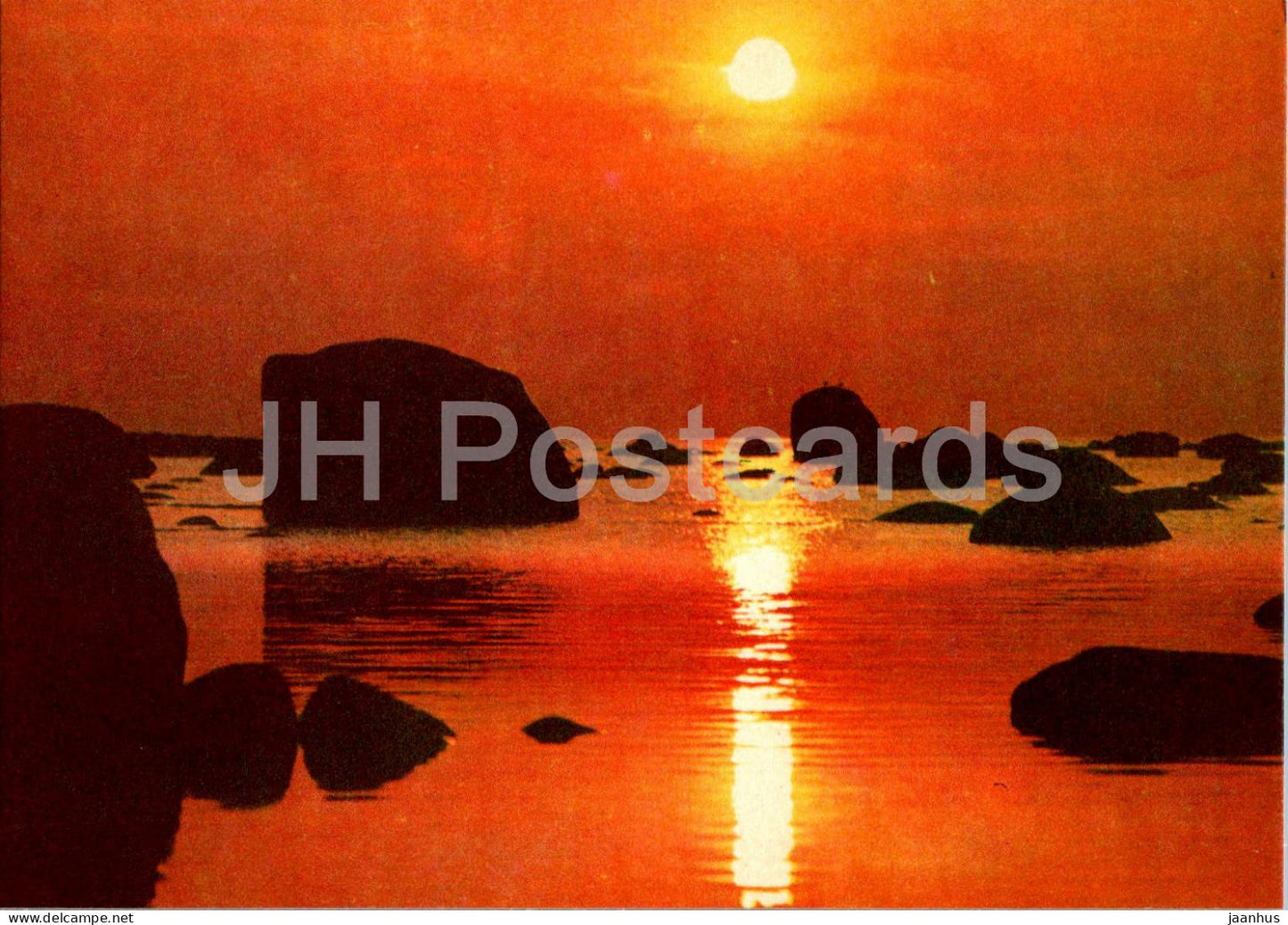 Lahemaa - Sunset - 1 - 1978 - Estonia USSR - unused - JH Postcards