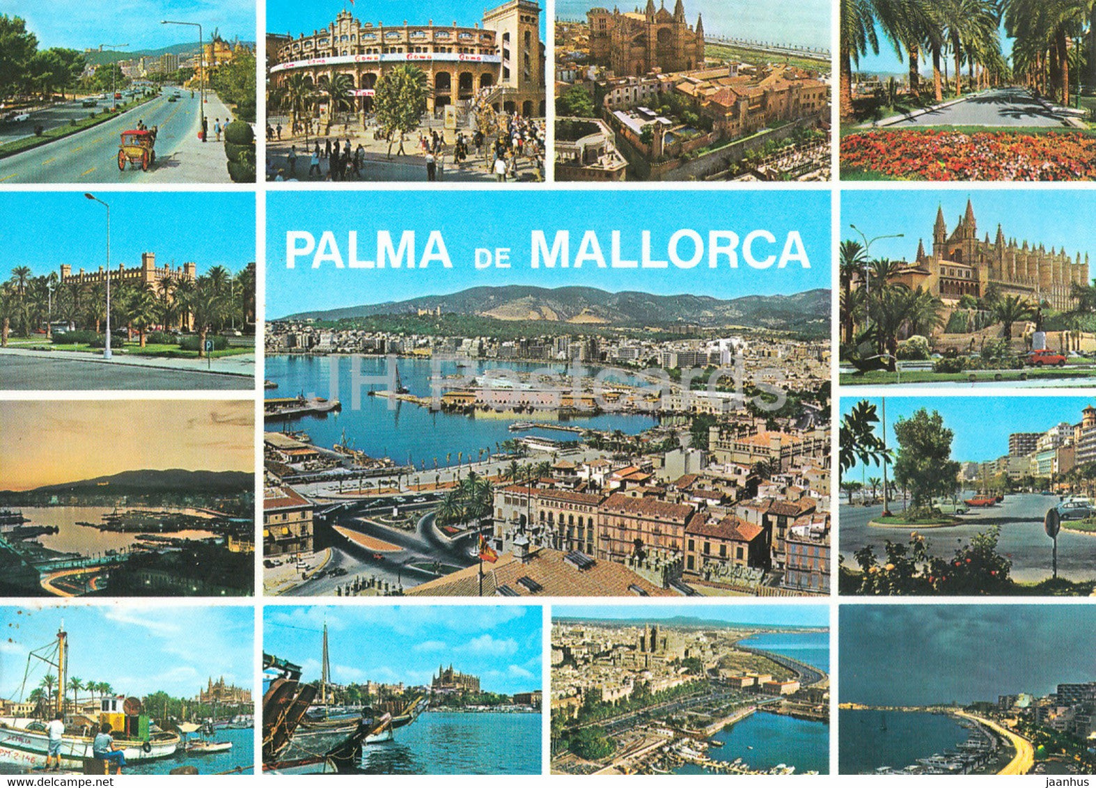 Palma de Mallorca - multiview - 132 - 1994 - Spain - used - JH Postcards