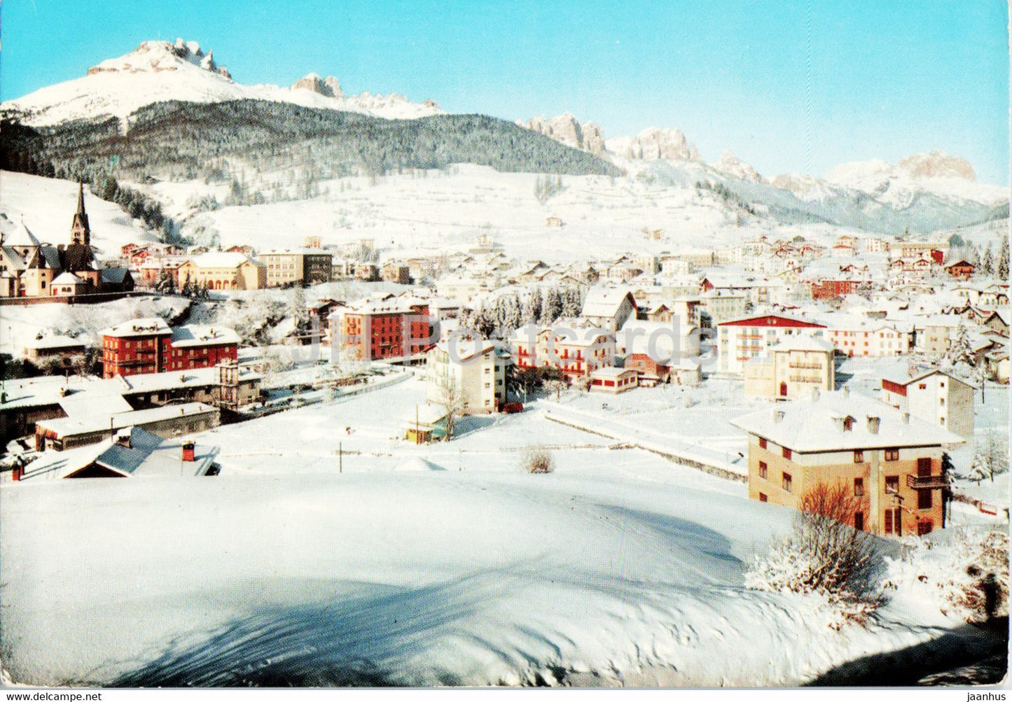 Moena 1199 m - Catinaccio - Sassolungo - Dolomiti - Trentino - 1975 - Italy - used - JH Postcards
