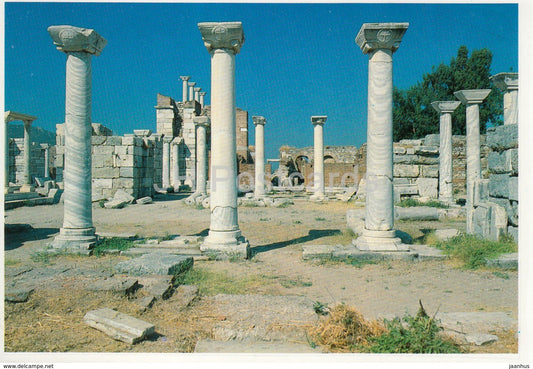 Selcuk - The Church of St John - ancient ruins -Turkey - unused - JH Postcards