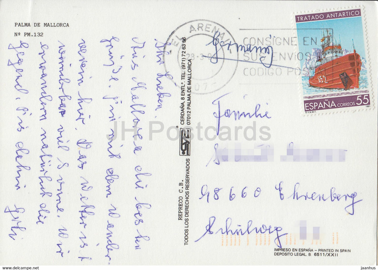 Palma de Majorque - multiview - 132 - 1994 - Espagne - d'occasion