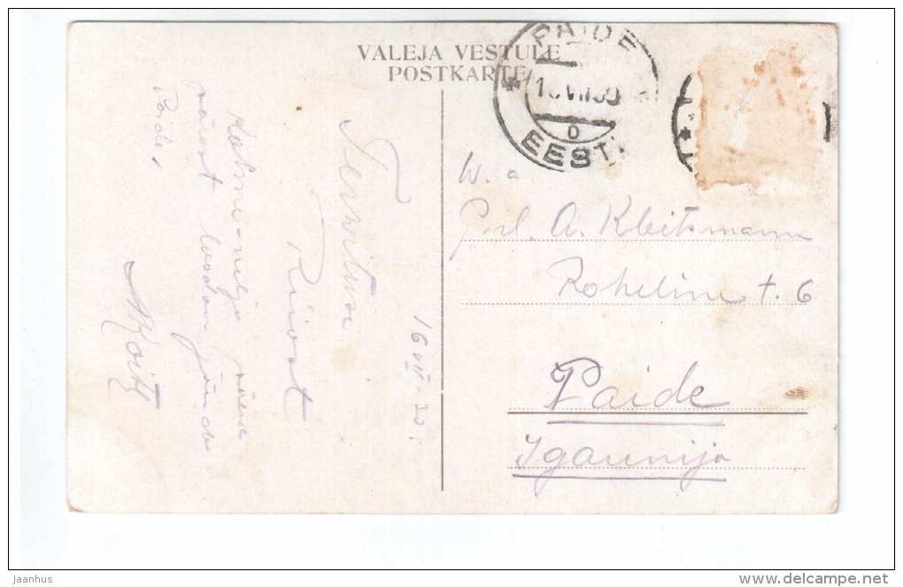 Sandstr. - Der Dom - Stadttheater und Timmbrücke - Riga - Theatre - Latvia - old postcard - circulated in 1930 - used - JH Postcards