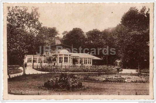Carolinelund - Aalborg - Denmark - old postcard - unused - JH Postcards