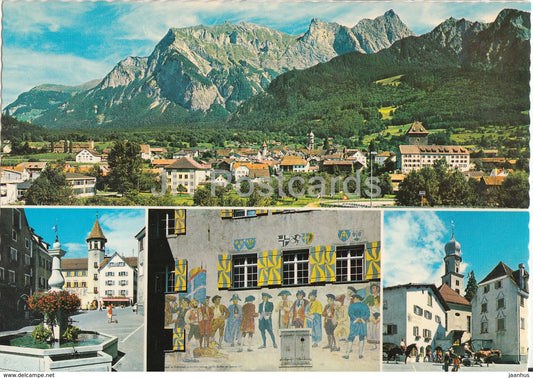 Maienfeld - multiview - Switzerland - unused - JH Postcards
