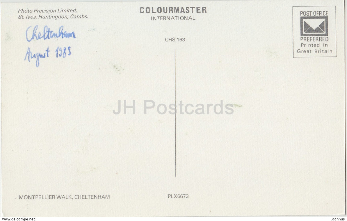 Cheltenham - Montpellier Park - cars - PLX6673 - 1985 - United Kingdom - England - used