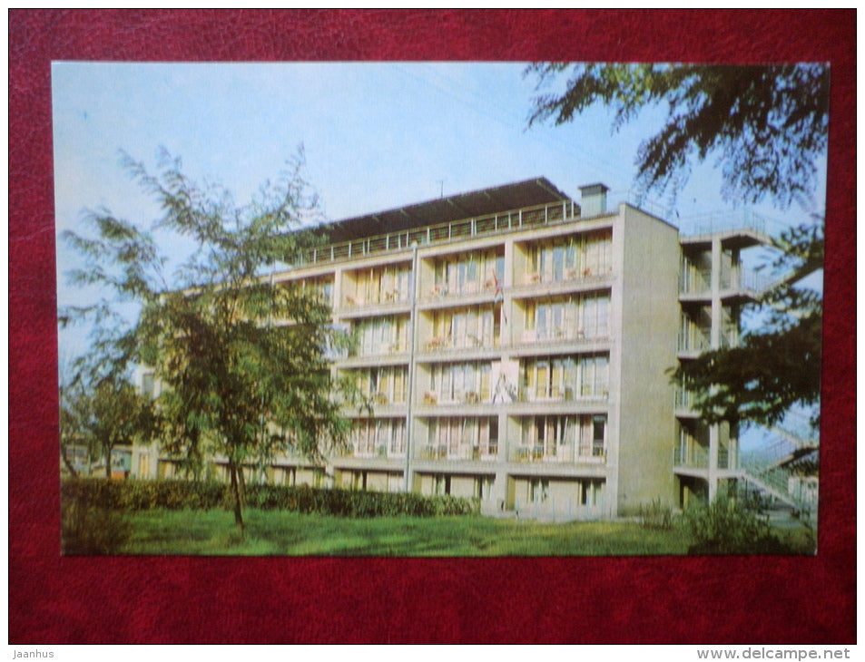 hostel Latorytsa in Mukachevo - Carpathians - 1978 - Ukraine USSR - unused - JH Postcards