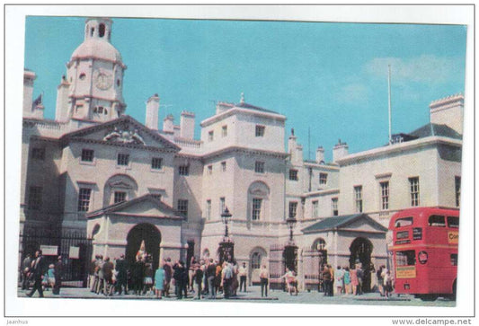 Horse Guards at Whitehall - London - 1968 - United Kingdom England - unused - JH Postcards