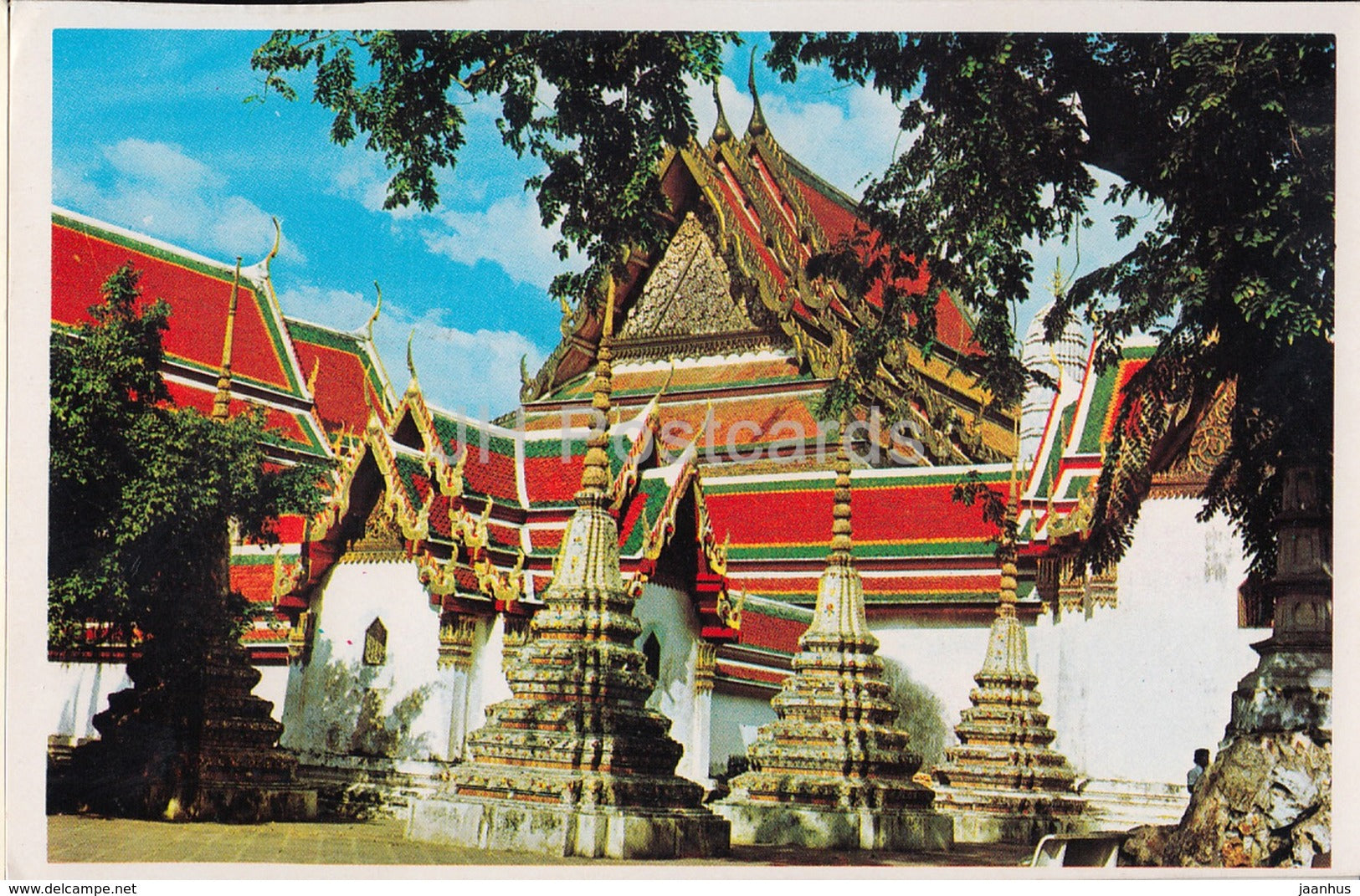 Bangkok - Inside Wat Pho - 1979 - Hong Kong - used - JH Postcards