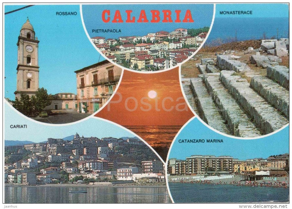 Rossano - Pietrapaola - Monasterace - Calabria - Cariati - 6425F - Italia - Italy - unused - JH Postcards